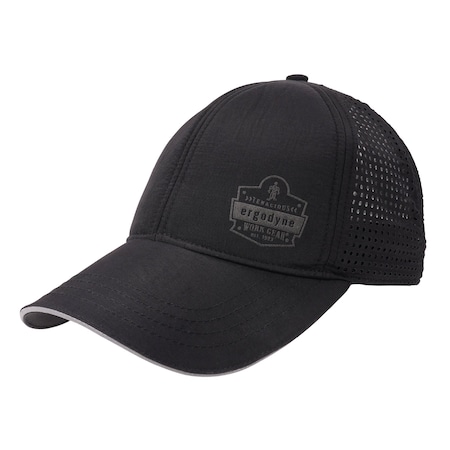 Ergodyne Black Performance Cooling Baseball Hat 8937
